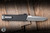 Chaves Knives Dissident OTF Automatic Knife Black Flat Battleworn Aluminum 3.8" M390 Tanto TT Stonewash