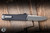 Chaves Knives Dissident OTF Automatic Knife Black Flat Battleworn Aluminum 3.8" M390 Drop Point TT Stonewash