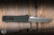 Chaves Knives Dissident OTF Automatic Knife OD Green Crosshatch Battleworn Aluminum 3.8" M390 Tanto TT Stonewash