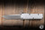 Chaves Knives Dissident OTF Automatic Knife Clear Coat Crosshatch Blasted Aluminum 3.8" M390 Drop Point TT Stonewash