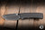 Chaves Knives Redencion Street Integral Folding Knife Stonewash Grey PVD Titanium/Magnetic Inlay 3.25" M390 Drop Point
