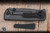 Chaves Knives Redencion Street Integral Folding Knife Stonewash Grey PVD Titanium/Magnetic Inlay 3.25" M390 Tanto