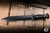 Medford 1881 Knife Works Romulus Fixed Blade Knife Black G10 9.5" 1095CV Dagger Black