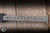 Marfione Custom Halo III OTF Knife Black/Natural Aluminum 3.8" M390 Tanto Star Grind Mirror Polish