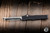 Marfione Custom Halo III OTF Knife Black/Natural Aluminum 3.8" M390 Tanto Star Grind Mirror Polish