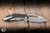 Preowned-Microtech Matrix Manual Folding Knife Black Carbon Fiber/Bronze Accents 3.7" Bead Blast Serrated 165C-8CFTI