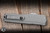 Preowned-Microtech Cypher II OTF Automatic Knife Natural Clear Gray Aluminum 3.5" Dagger Stonewash 1242-10NC