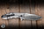 Preowned-Zero Tolerance x Hinderer Folding Knife Titanium/Blue Accents  3.5" 20CV Drop Point Satin 0562TI