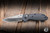 Preowned-Benchmade Mini Griptilian AXIS Lock Knife Gray G10/Blue Accents 2.9" 20CV Drop Point Satin 556-1