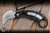 Preowned-Microtech/Bastinelli ICONIC (No Safety) Automatic Karambit Folding Knife Black Aluminum 2.25" 204P Hawkbill Stonewash 168-10 