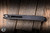 Shirogorov Knives Q95 Ursus Flipper Knife Purple Titanium 3.75" Elmax Drop Point Stonewash