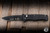 Preowned-Al Mar 1st Production Sere Automatic Knife Black Grooved Aluminum 3.50" CM154 Drop Point Black