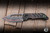 Heretic Knives Custom Koschei Folding Knife Slotted Chemtina Copper 3.5" Baker Forge Stainless GoMai Damascus