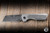 Brian Brown Knives Integral Yeager #9 Non Flipper Knife Titanium w/ Speed Holes 3.5" Nichols Twist Damascus
