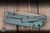 Mcnees Knives Mac 2 Folding Knife Teal Jig Titanium 3.5" MagnaCut Stonewash