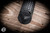 Marfione Custom A.D.O.Fixed Blade Knife DLC Double Vapor Blast/Ti End Cap 4.5" Dagger 115-DLCVB