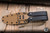 Spartan Blades Horkos Combat Utility Fixed Blade Knife Black Micarta 5.7" MagnaCut Drop Point FDE