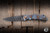 Spartan Blades Custom Harsey Folding Knife "Angel" Engraved Titanium 3.25" Damascus Drop Point