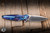 Spartan Blades Custom Pandia Flipper Knife Stormwatch Titanium 3.25" MagnaCut Stonewash 