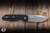 Preowned-ProTech Vero Designs Synapse Automatic Black Aluminum Natural Linen Micarta 3.5" MagnaCut Stonewash
