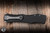 Preowned-Microtech Marfione Select Halo IV OTF Knife Black Anodized Aluminum 3.8" M390 Clip Point Stonewash 1150-10MS1