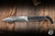 Heretic Knives Mini Nephilim Fixed Blade Knife Black Carbon Fiber/Speed Holes 4" MagnaCut Stonewash H069-2A-CF