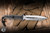 Heretic Knives Mini Nephilim Fixed Blade Knife Carbon Fiber 4" MagnaCut Serrated Stonewash H069-2C-CF