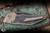 Hypercut Manufacturing Dharma Automatic Folding Knife Titanium/Shipwreck CC Inlay 3.2" S45VN Tanto 2-Tone