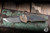 Hypercut Manufacturing Dharma Automatic Folding Knife Titanium/Shipwreck CC Inlay 3.2" S45VN Tanto 2-Tone