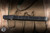 Marfione Custom Halo III OTF Knife Black/Natural Aluminum 3.8" M390 Clip Point Hand Rubbed Satin