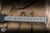 Marfione Custom Halo III OTF Knife Black/Natural Aluminum 3.8" M390 Clip Point Hand Rubbed Satin