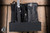 Marfione Custom Halo III OTF Knife Black/Natural Aluminum 3.8" M390 Clip Point Hand Rubbed Satin