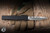 Marfione Custom Halo III OTF Knife Black/Natural Aluminum 3.8" M390 Clip Point Hand Rubbed Satin