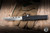 Marfione Custom Halo III OTF Knife Black/Natural Aluminum 3.8" M390 Clip Point Hand Rubbed Satin