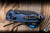 Preowned-Benchmade Auto Immunity Folding Knife Crater Blue Aluminum 2.5" M4 Wharncliffe Black 2900BK