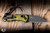 Preowned-Benchmade Auto Immunity Folding Knife Woodland Green Aluminum 2.5" M4 Wharncliffe Black 2900BK-2