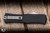 Preowned-Microtech Hera II Mini OTF Automatic Knife Black 3" M390 Dagger Stonewash 1702M-10