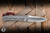Chris Reeve Knives Umnumzaan Folding Knife Glass Blasted EKamo Titanium 3.7" MagnaCut Drop Point UMN-1632-004