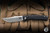 Defiant 7 Clutch Button Lock Automatic Folding Knife Knurled Black Aluminum 3.31" MagnaCut Bowie Stonewash