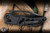 Heretic Knives Custom Koschei Folding Knife DLC Titanium 3.5" Chad Nichols Wavepool Damascus