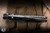 Preowned- Rick Hinderer Knives XM-24 Flipper Knife Smooth Dog Paw/Battle Black Titanium 4" 20CV Slicer Stonewash