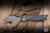 Hypercut Knives Cretin Folding Knife Shipwreck Camo Carbon/Bronze Accents 3.2" S45VN Wharncliffe