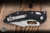 Microtech Stitch Ram-LOK Manual Folding Knife Black Aluminum 3.75" M390 Stonewash 169RL-10