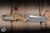 Microtech MSI Mini Ram-Lok Folding Knife Tan Fluted Aluminum 3.25" M390 Apocalyptic 210M-10APFLTA