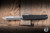 Heretic Knives Proof Run NYX OTF Automatic Knife Black Aluminum 3.6" MagnaCut Tanto Stonewash H015-2A
