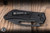 Heretic Knives Koschei Cross Bar Lock Folding Knife Black Aluminum 3.5" MagnaCut Clip Point DLC H061-6A-T