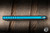 Squid Industries Inked Nautilus Butterfly Balisong Trainer Black G10/Teal Aluminum 5" V2 Satin