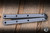 Squid Industries Inked Krake Raken Butterfly Balisong Knife Gunmetal Aluminum 4.9" V3 Tanto DLC