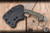 RMJ Tactical Korbin Fixed Blade Knife Dirty Olive G10 3" 3V Talon Tungsten