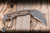 RMJ Tactical Korbin Fixed Blade Knife Hyena Brown G10 3" 3V Talon Tungsten